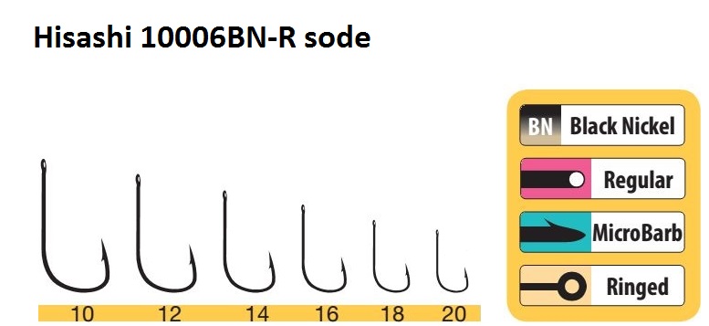 Гачок Trabucco Hisashi 10006BN-R sode