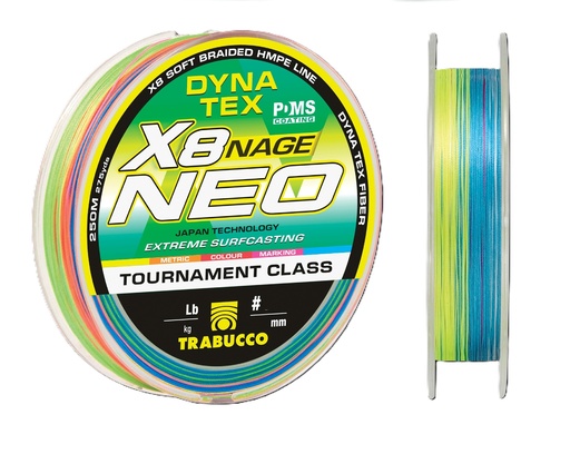 [054-14-410] Плетений шнур Trabuco DYNA-TEX X8 NEO NAGE SURF 250м