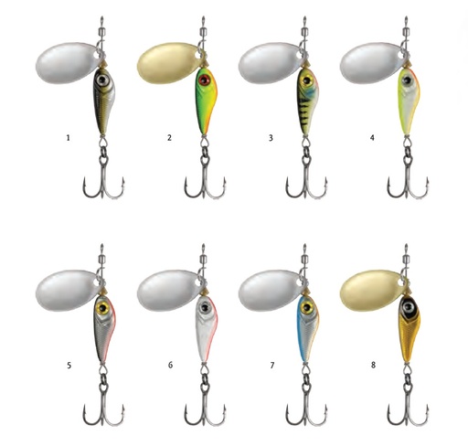 Блешня обертальна Rapture CRAZY SPINNER MINNOW